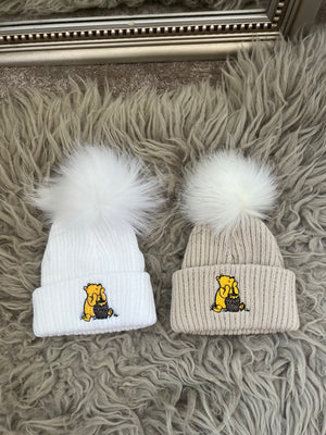 Winnie the Pooh newborn hats