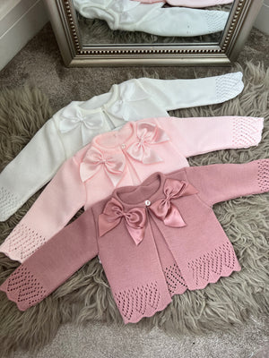 Double bow cardigans