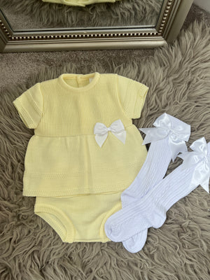 Lemon bow 2 piece