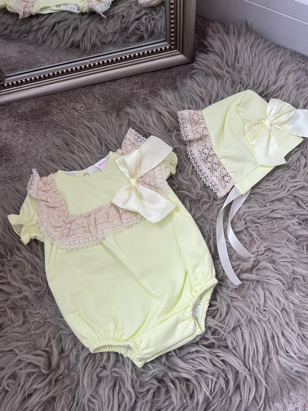 Luxury lemon romper