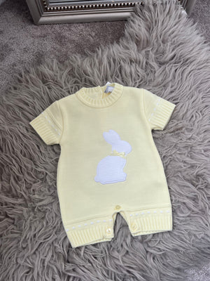 Lemon bunny romper