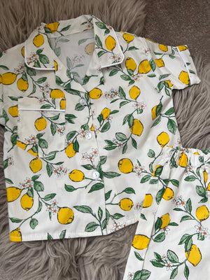 Lemon print pjs