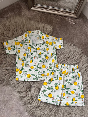 Lemon print pjs