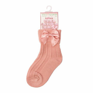 Rose gold ankle socks