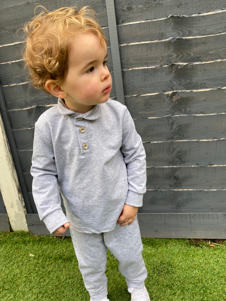 Grey polo tracksuit