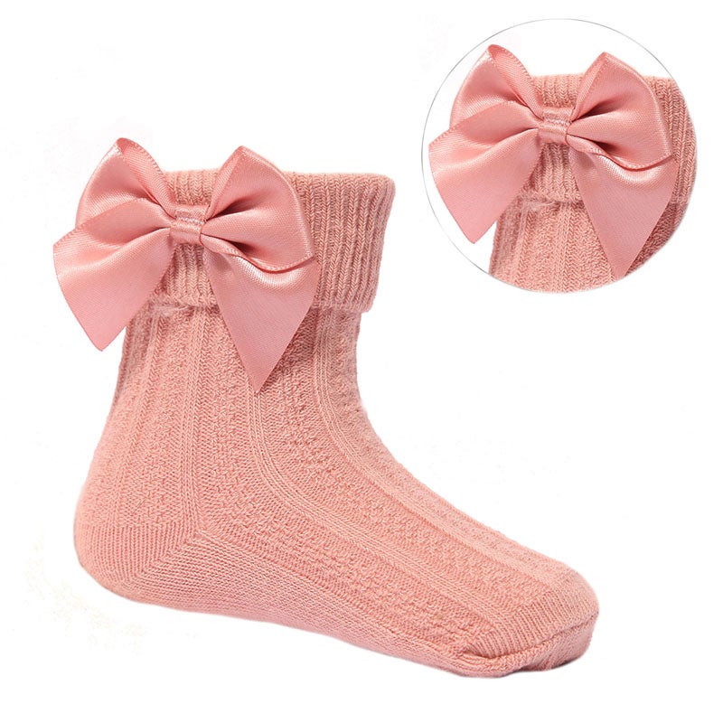 Rose gold ankle socks