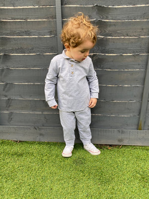 Grey polo tracksuit