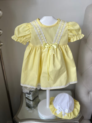 Lemon bow dress