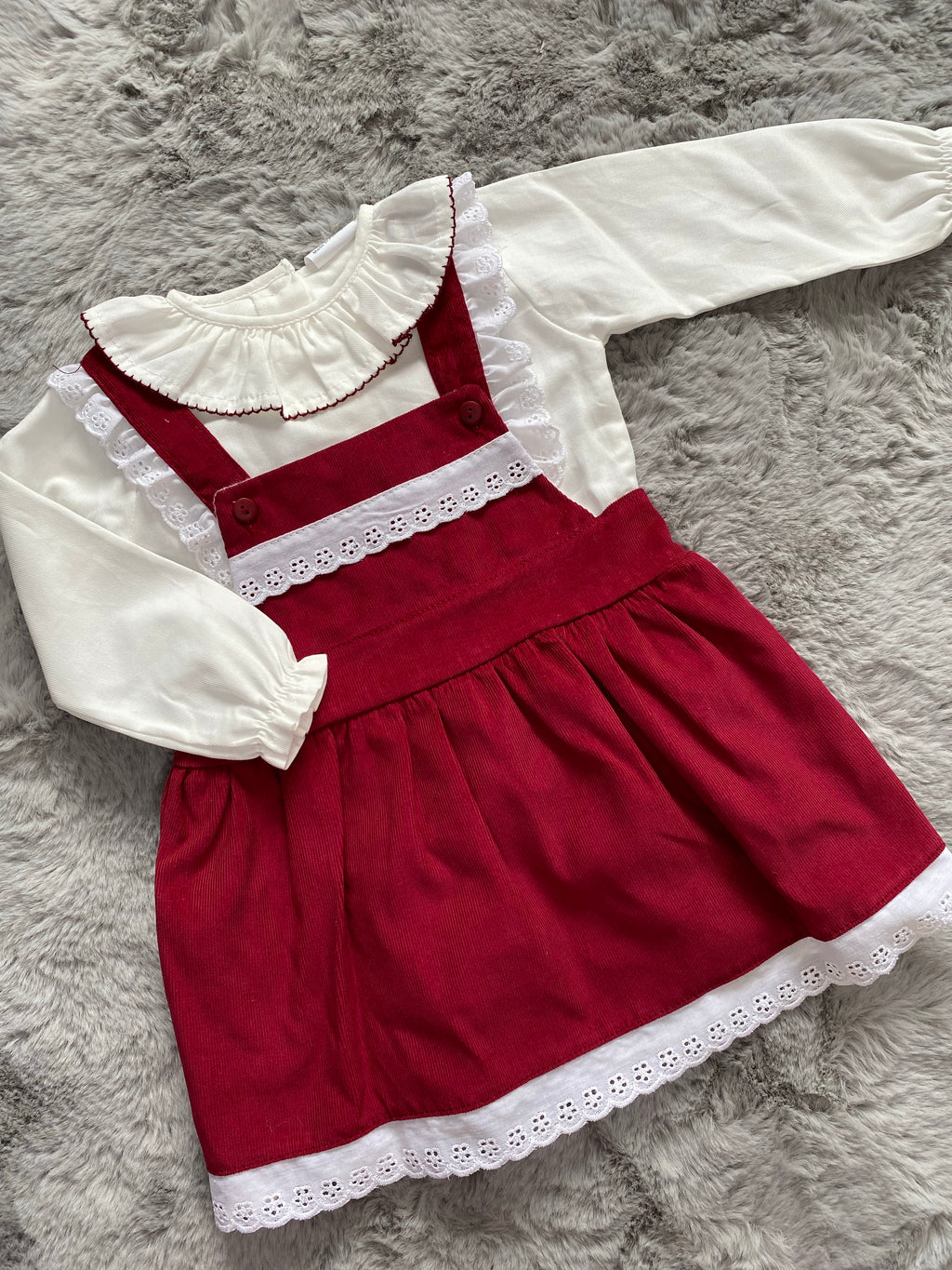 Burgundy dress