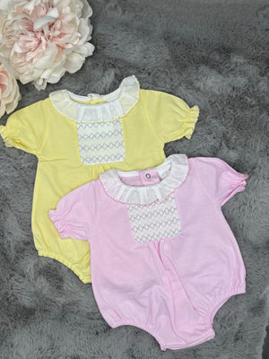 Girls cotton rompers